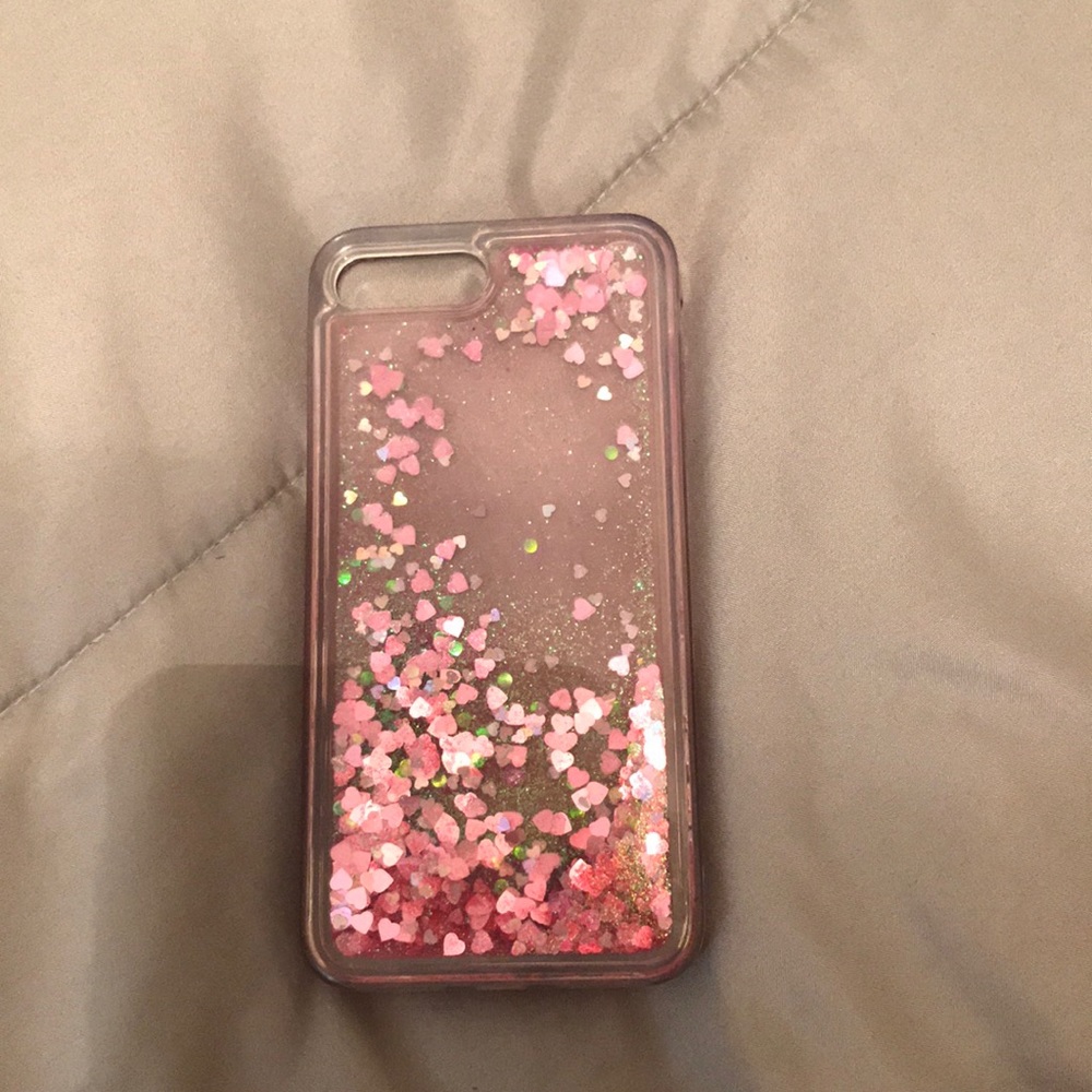 Pink Glitter IPhone 7/8 Plus case